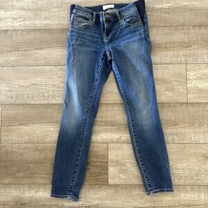 Hatch Maternity Skinny Jeans Size 26 (Fits 28) Zip Fly Side Stretch Panel Denim